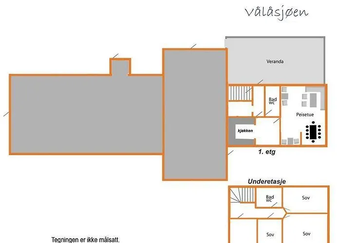 아파트 Rondaplassen Kvam (Oppland)